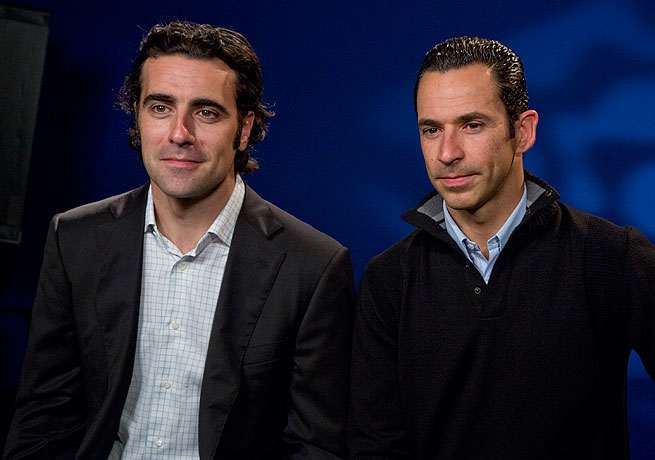 Dario Franchitti (left) and Helio Castroneves each stand at three victories in the Indianapolis 500.